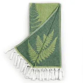 Turkish Cotton Hand Towel | Fern in Green