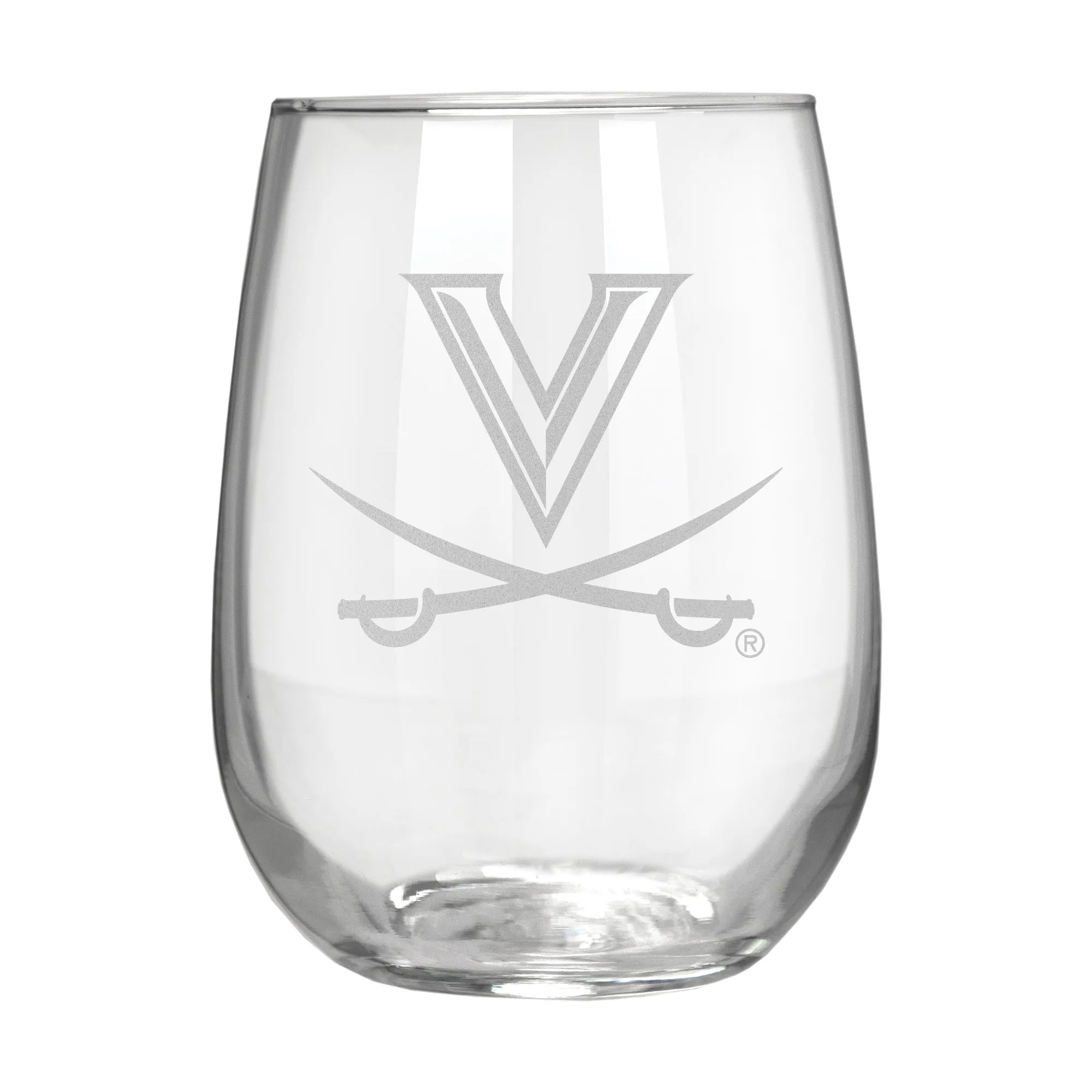 Virginia Cavaliers 17 oz. Stemless Wine Glass