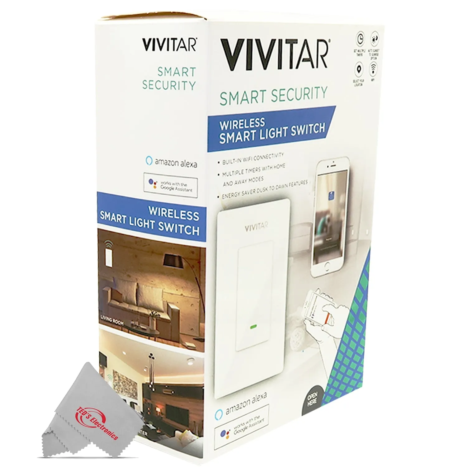 Vivitar Smart Security Wireless Smart Light Switch