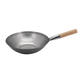 Vogue Mild Steel Wok Flat Base 330mm - K296