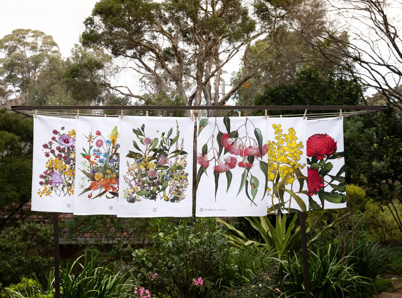 Wattle Tea Towel