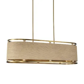 Windward Passage 44 In. 8 Lights Pendant Light Brass Finish