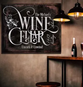 Wine Cellar Sign Custom Made for Your Home Cellar