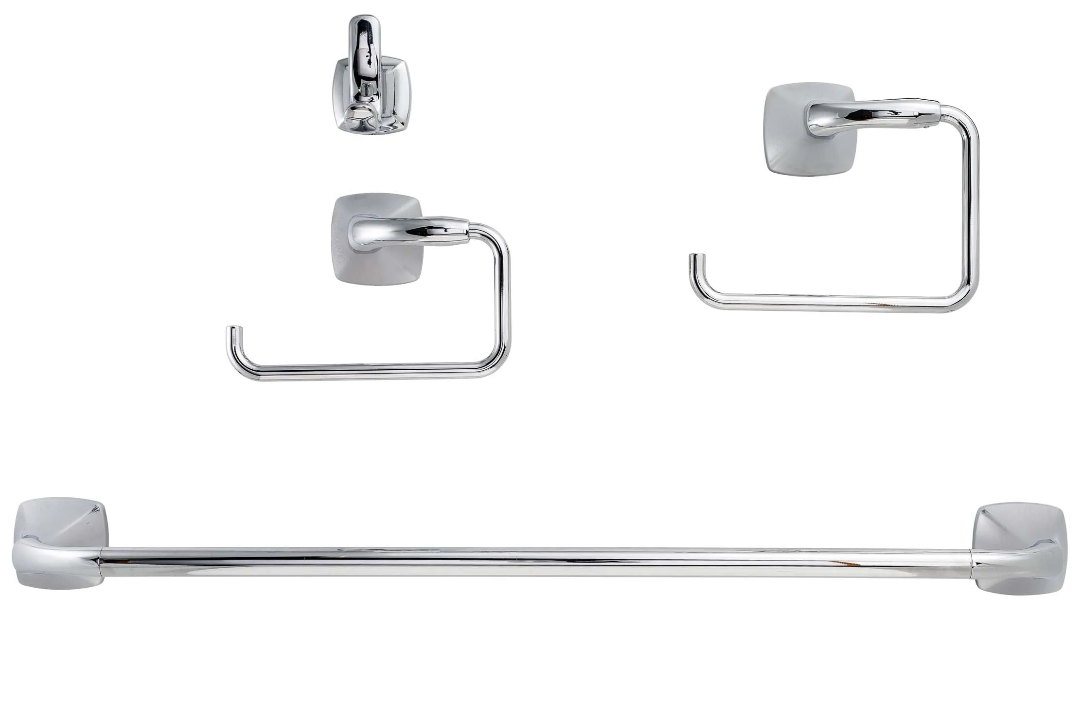 Wynwood Chrome Bathroom Hardware Set