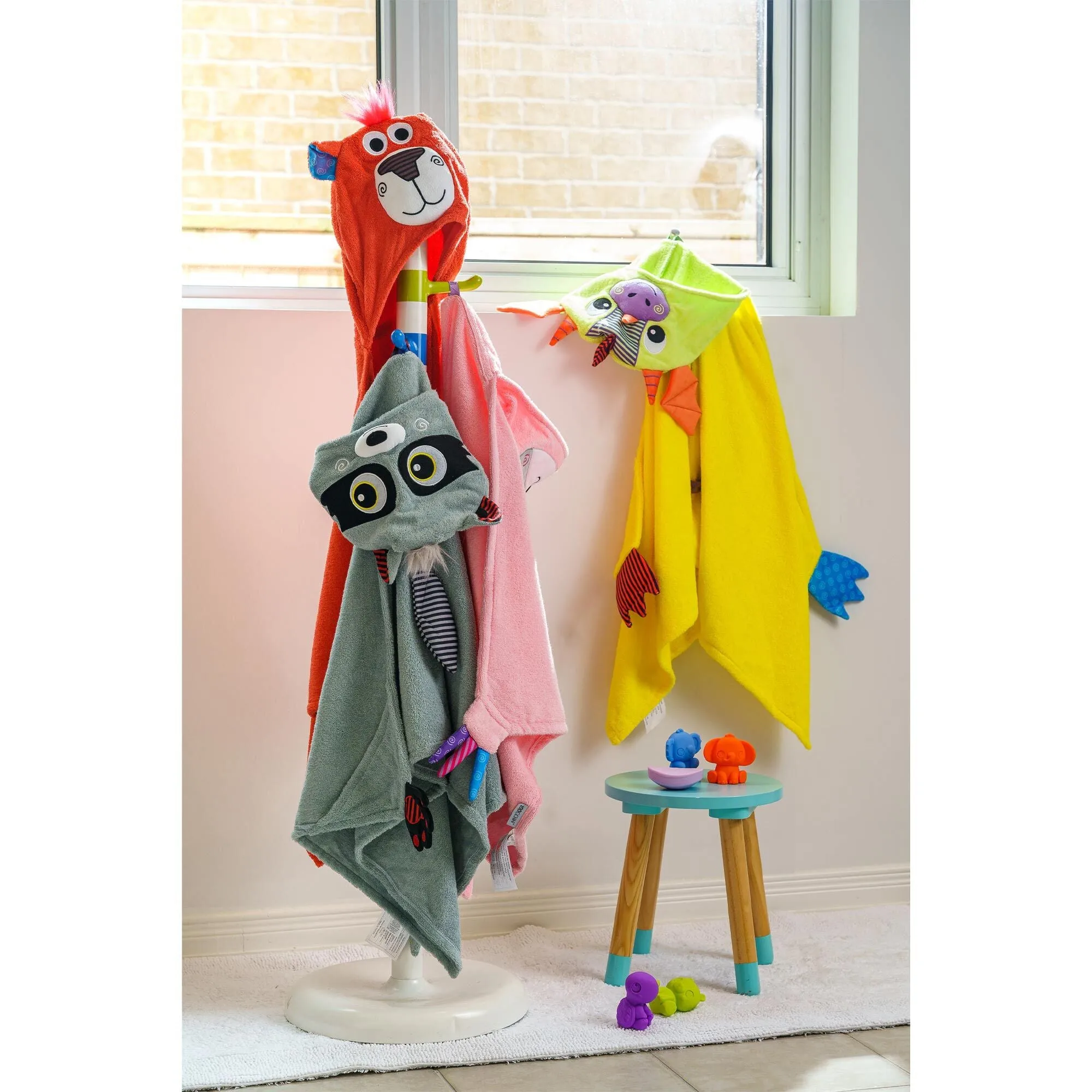 ZOOCCHINI - Kids Plush Terry Hooded Bath Towel 2Y 