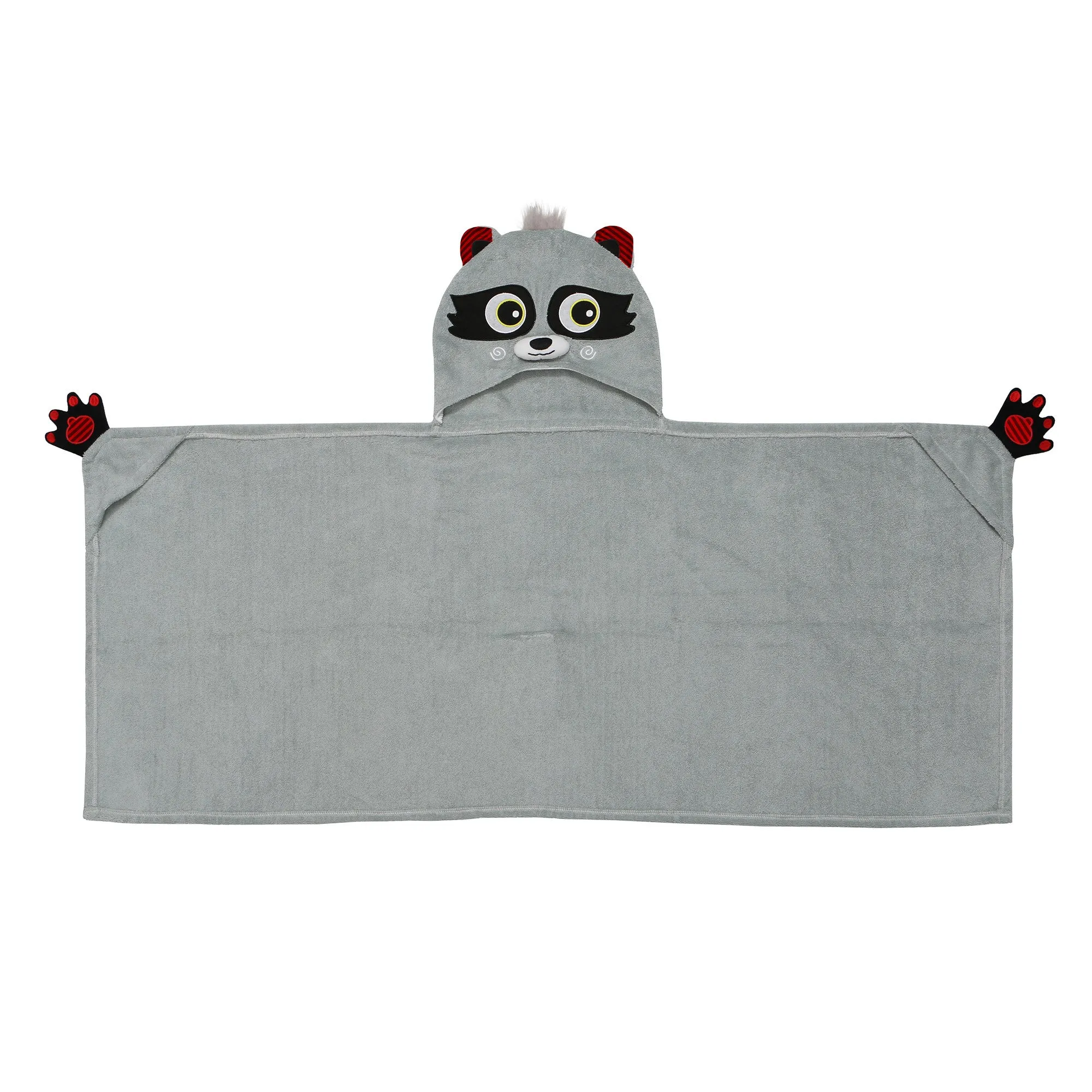 ZOOCCHINI - Kids Plush Terry Hooded Bath Towel 2Y 