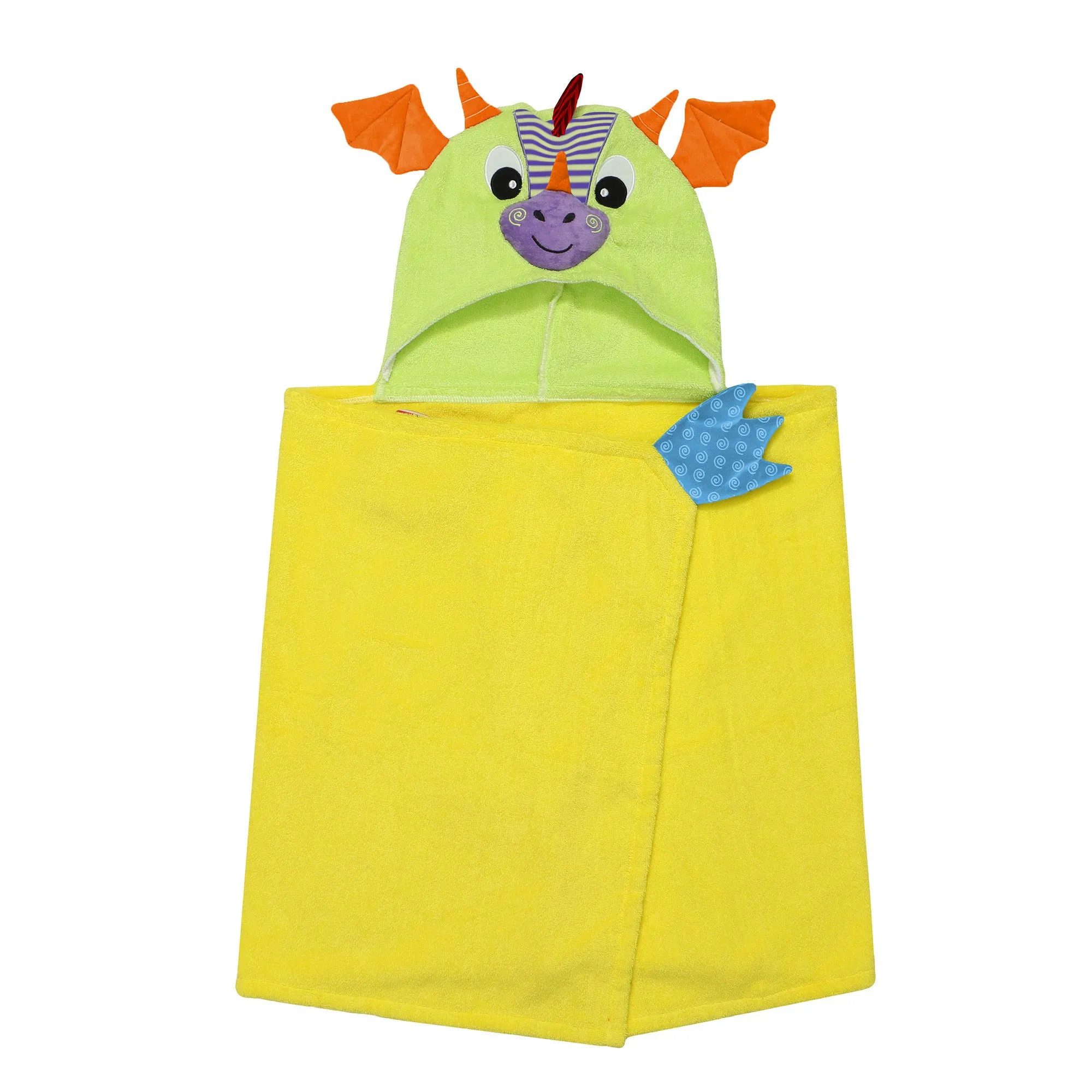 ZOOCCHINI - Kids Plush Terry Hooded Bath Towel 2Y 