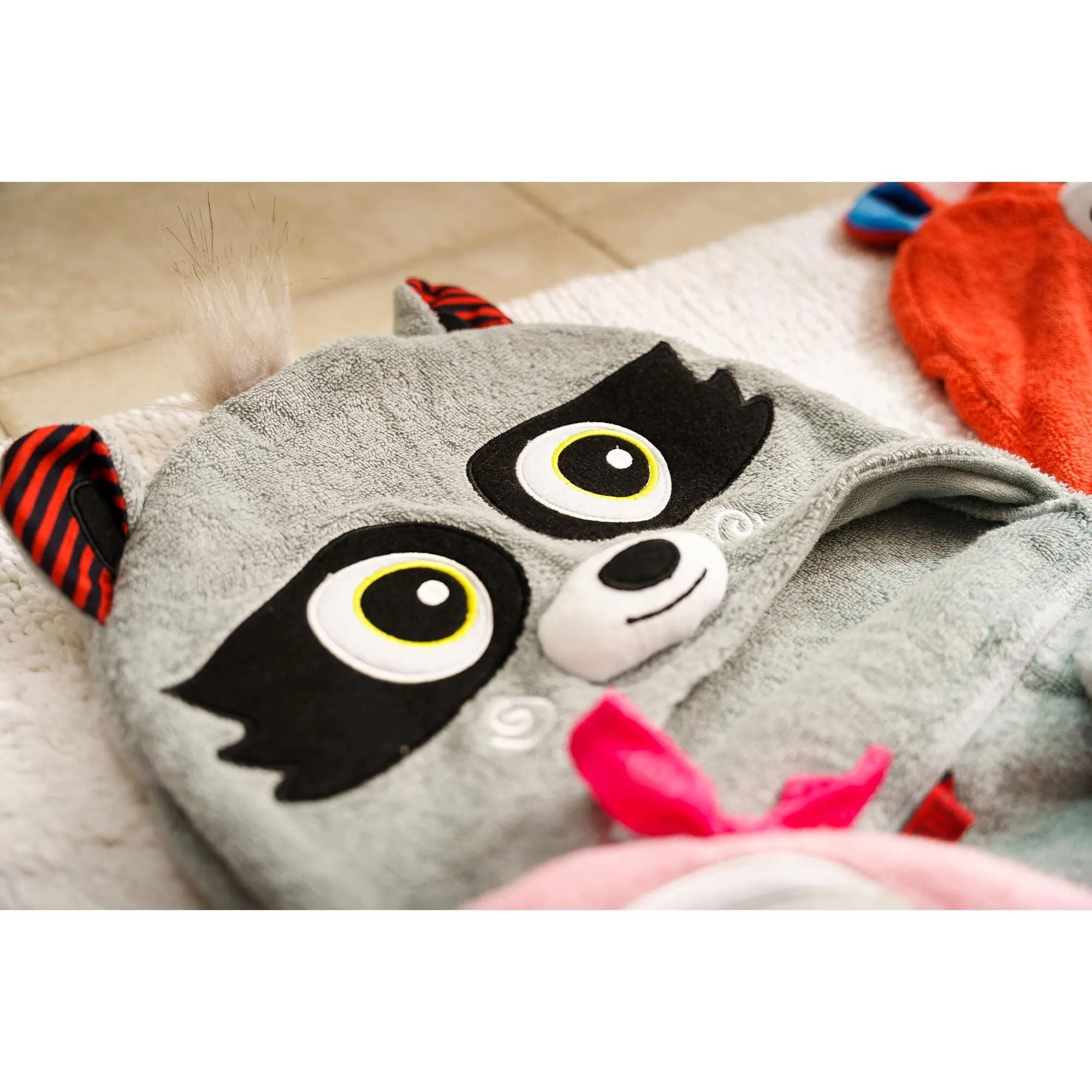 ZOOCCHINI - Kids Plush Terry Hooded Bath Towel 2Y 