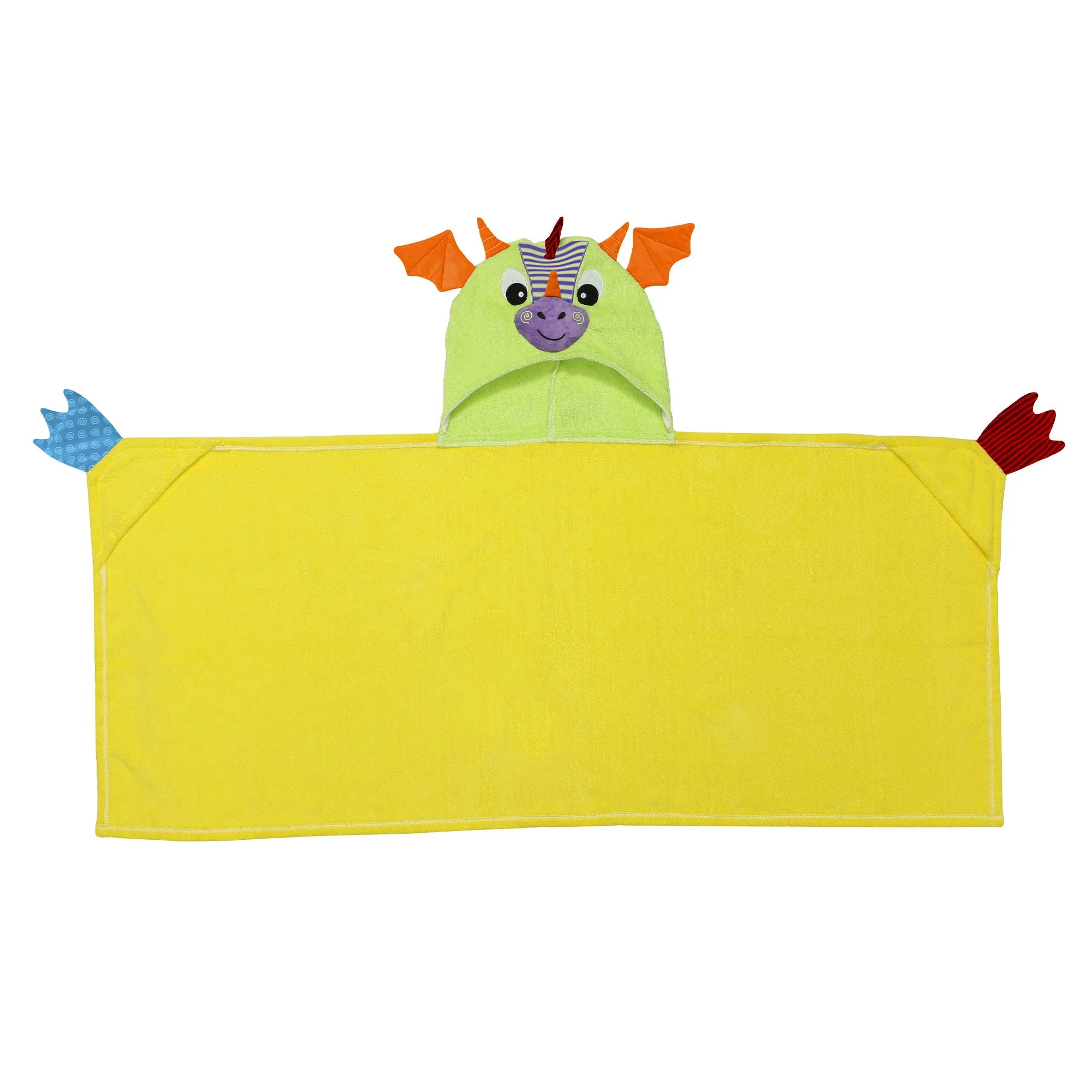 ZOOCCHINI - Kids Plush Terry Hooded Bath Towel 2Y 